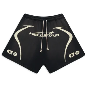 Hellstar Warm Up Black Shorts2